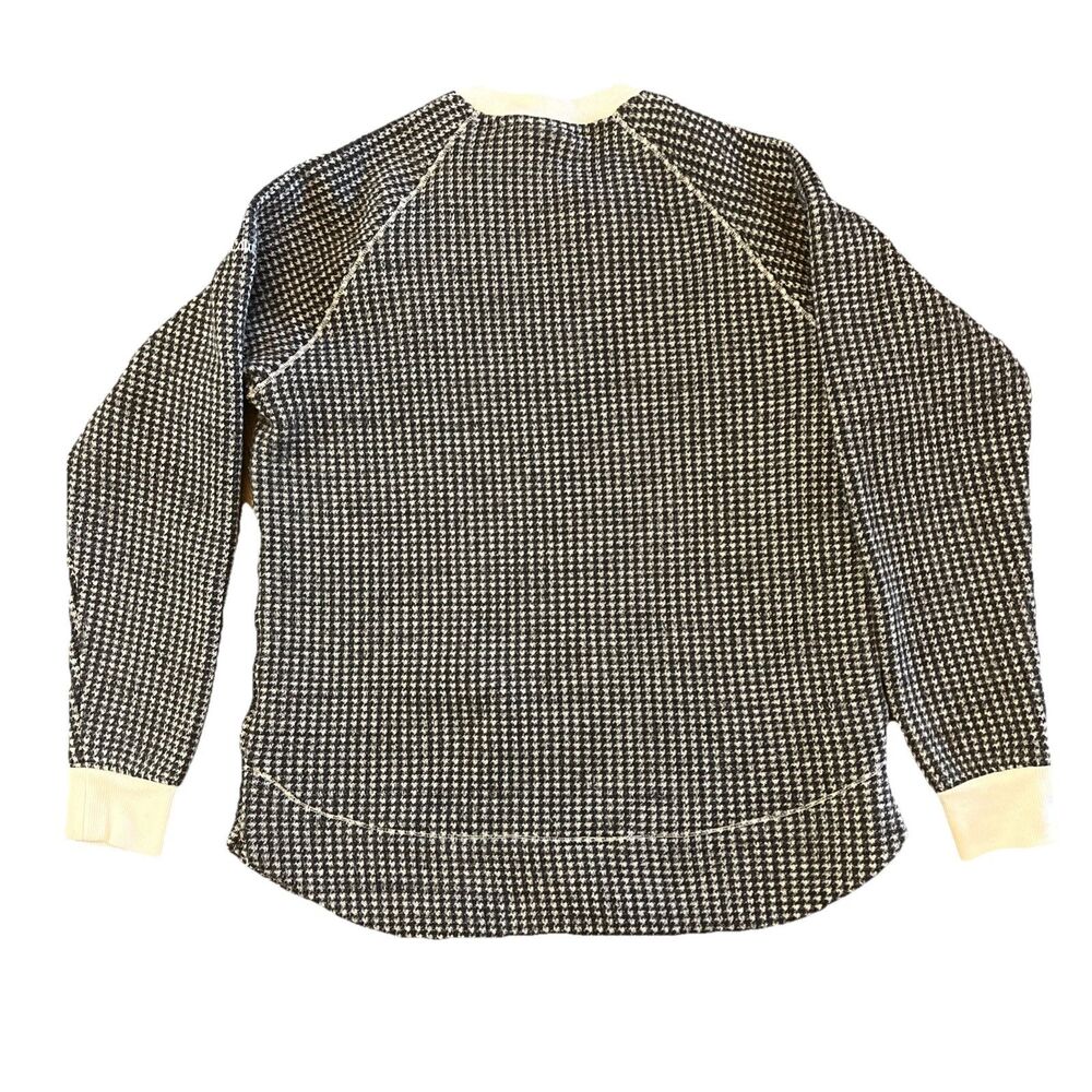 Columbia Womens Sweater Size L Chillin Houndstooth Fleece Pullover Long Sleeve - Picture 8 of 8